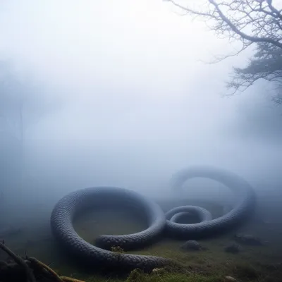 много змей